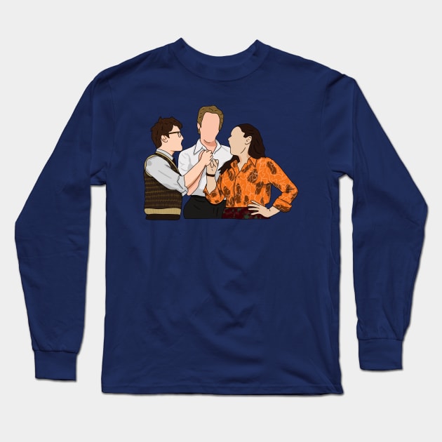 Merrily We Roll Along - Old Friends Long Sleeve T-Shirt by byebyesally